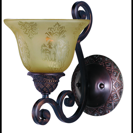 MAXIM Symphony 1-Light 7" Wide Oil Rubbed Bronze Wall Sconce 11246SAOI